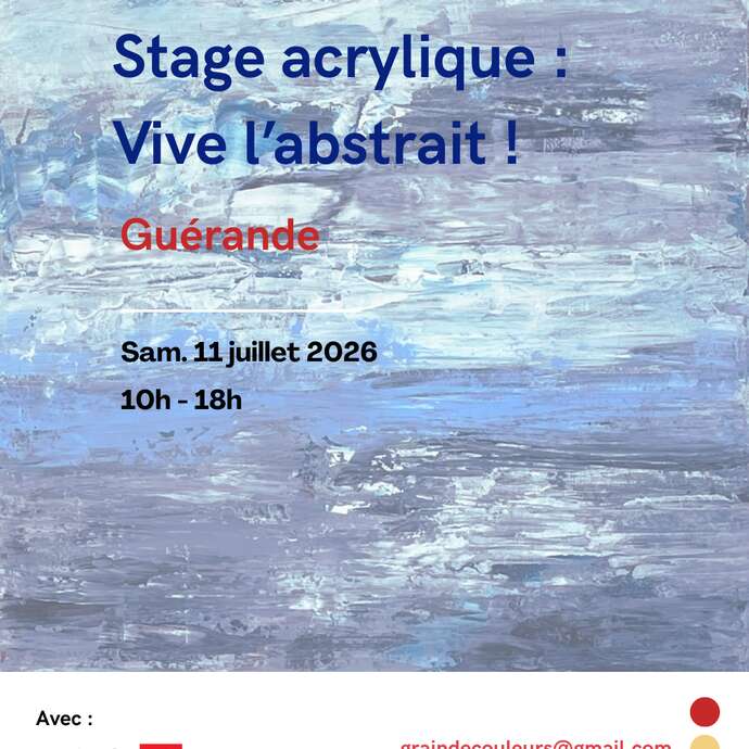 Stage de peinture acrylique - Vive l'abstrait