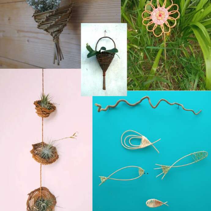 Initiation vannerie avec Claire Rigaud