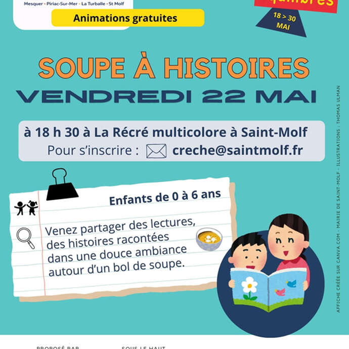 Soupe à histoire - les rencontres de la petite enfance
