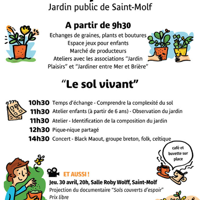 Troc plantes et animations - Saint Molf