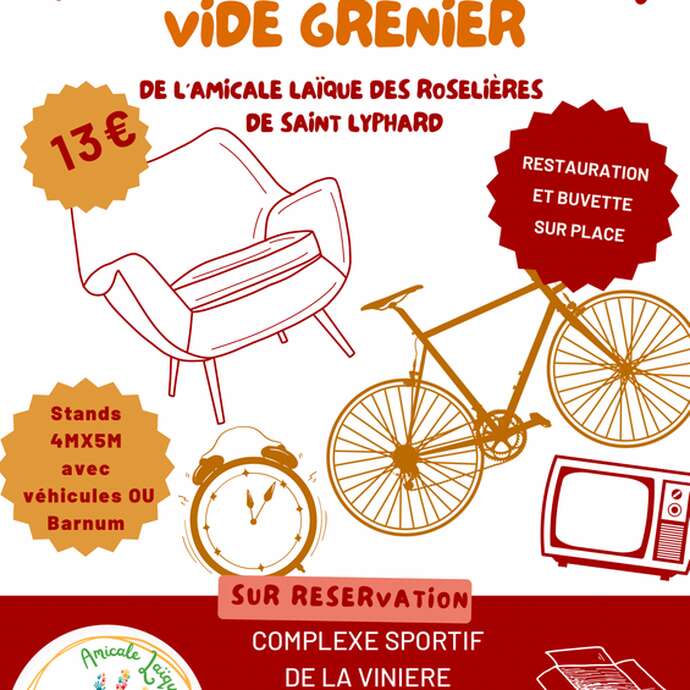 Vide-greniers - Ecole "Les Roselières" -  Saint-Lyphard
