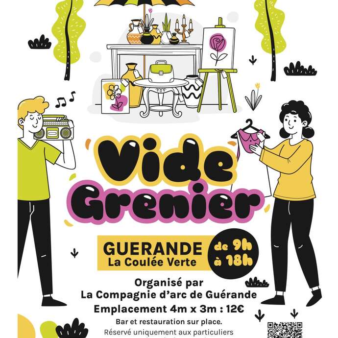 Vide-greniers par la Compagnie d'Arc de Guérande