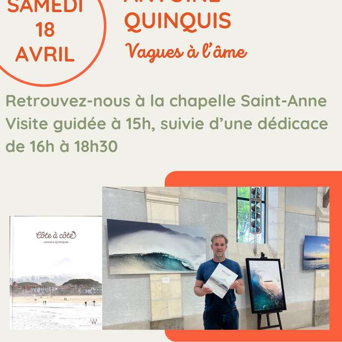 Visite guidée et dédicace Antoine QUINQUIS