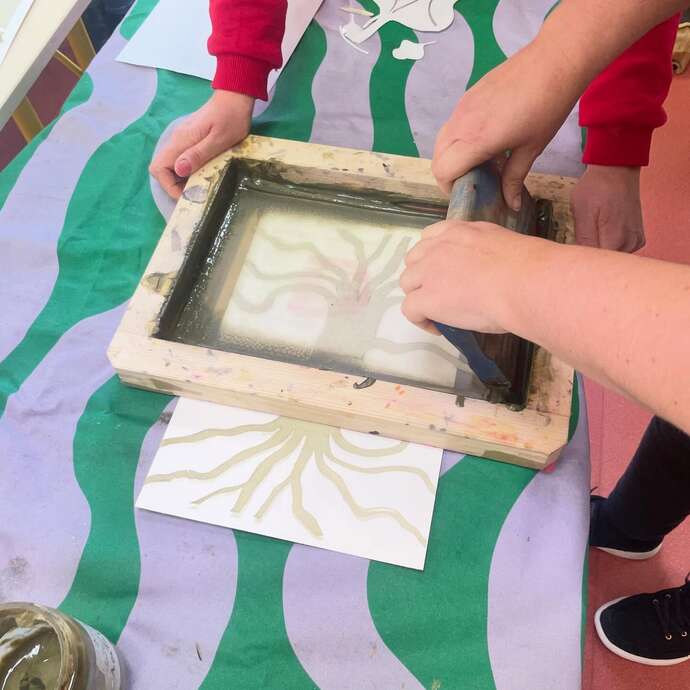 Atelier sérigraphie