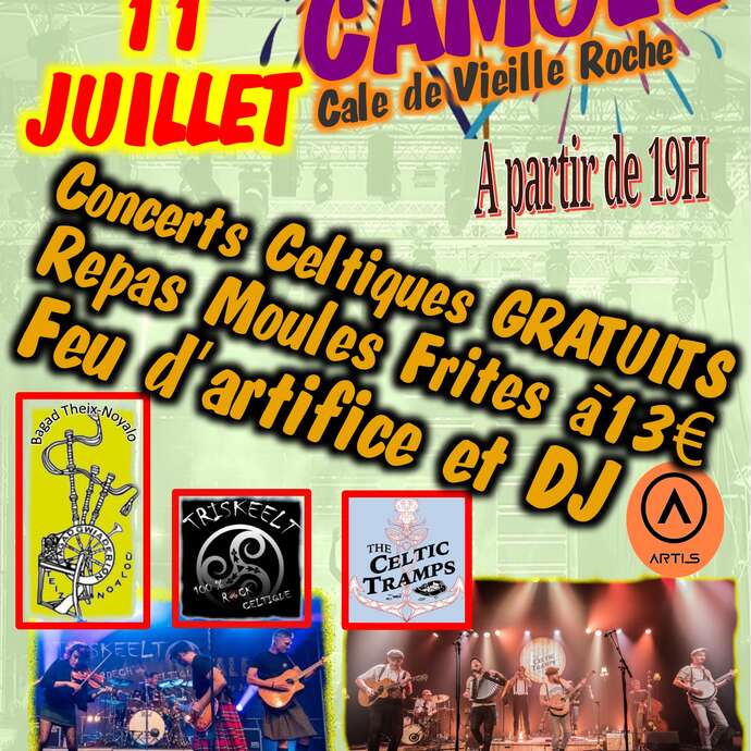 Soirée festive à Camoël (Concerts, Moules-frites et feu d'artifice)