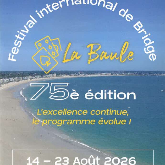 75ème édition du Festival international de Bridge de La Baule