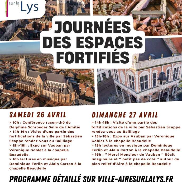 ÉVÈNEMENT | Journées des Espaces Fortifiés à Aire-sur-la-Lys