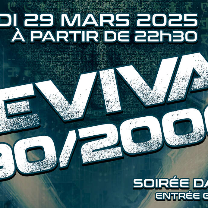 Soirée dansante - Années 90 / 2000