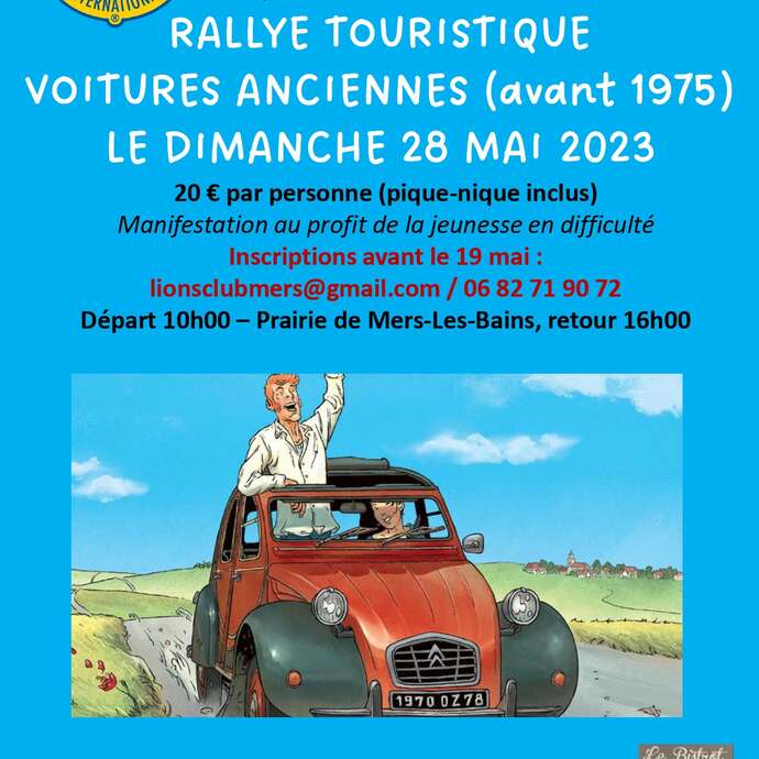 Rallye touristique de voitures anciennes