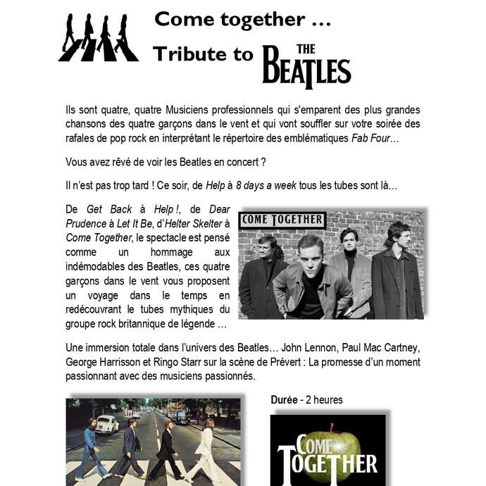 Come together ... Tribute to The Beatles