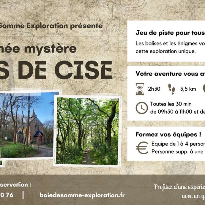 Randonnée Mystère du Bois de Cise Du 8 au 14 juin 2024