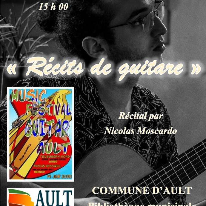 Premier Festival de la Guitare : Récital avec Nicolas Moscardo
