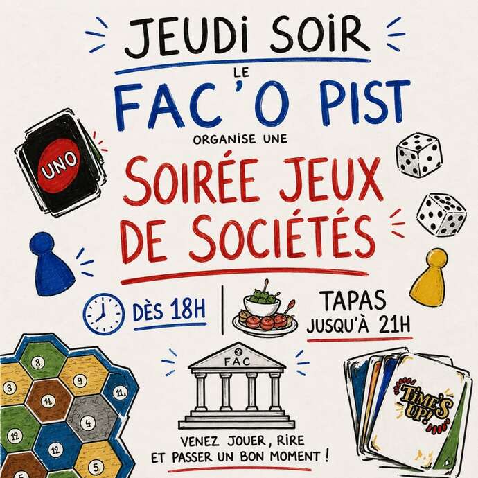 Soirée jeux de société