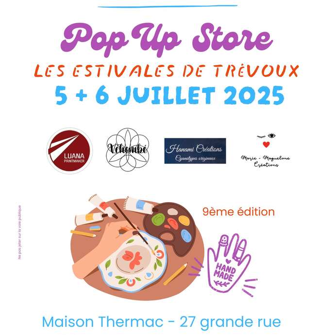 EXPOSITION : Pop Up Store de Juillet