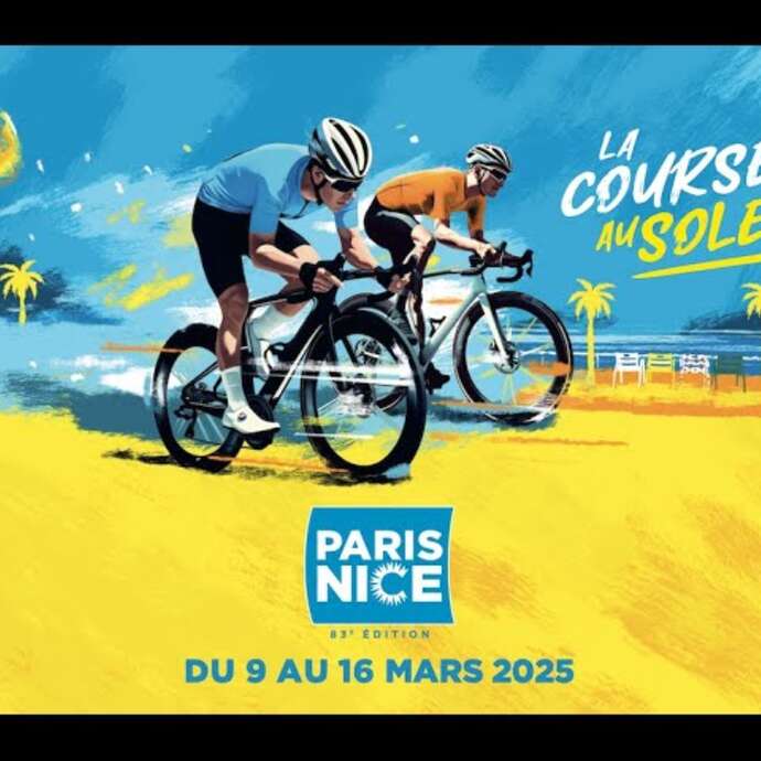 83ème édition du Paris Nice - Passage de la course à La Colmiane