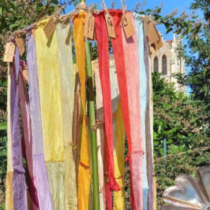 Visite commentée et démonstration de teinture végétale