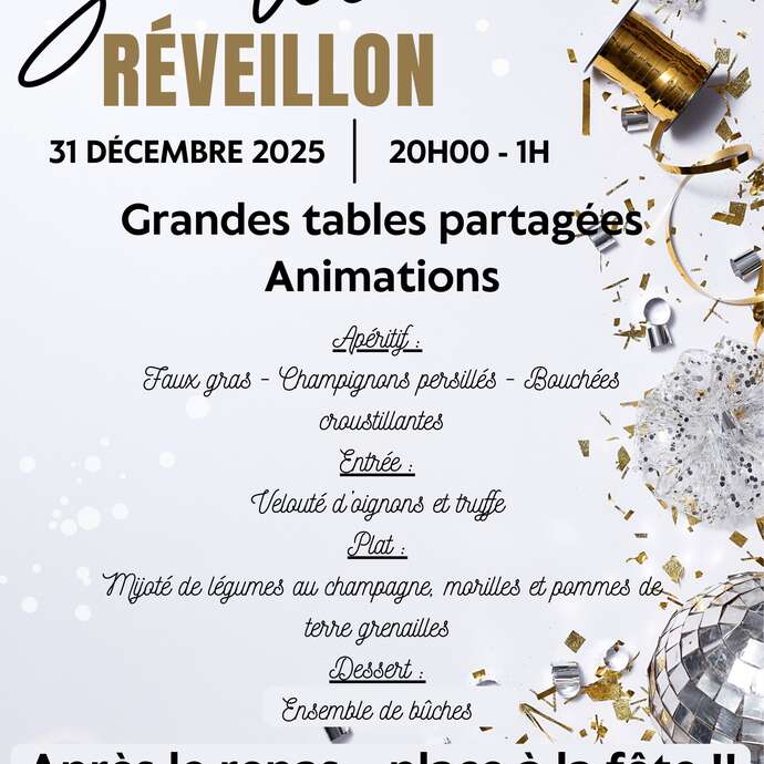 Soirée réveillon du Nouvel An