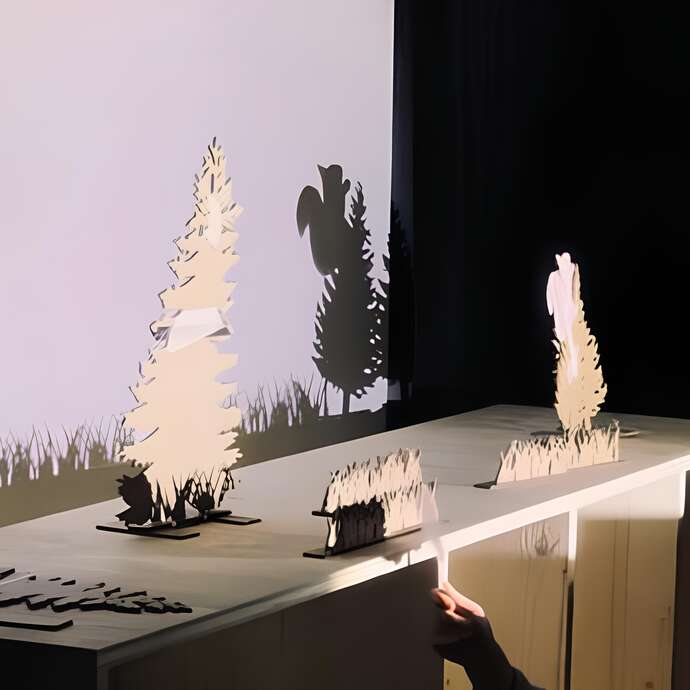 Atelier en tribu, 3/6 ans -  Théâtre d'ombres