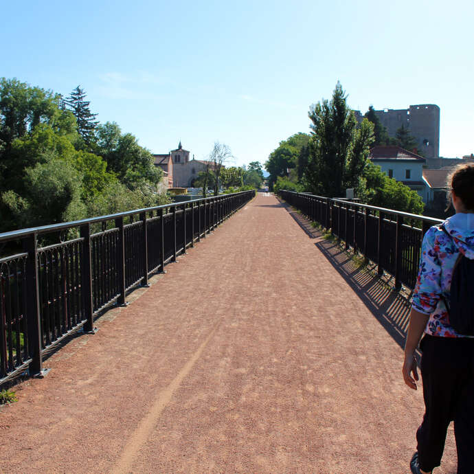 Visite autour du viaduc ferroviaire