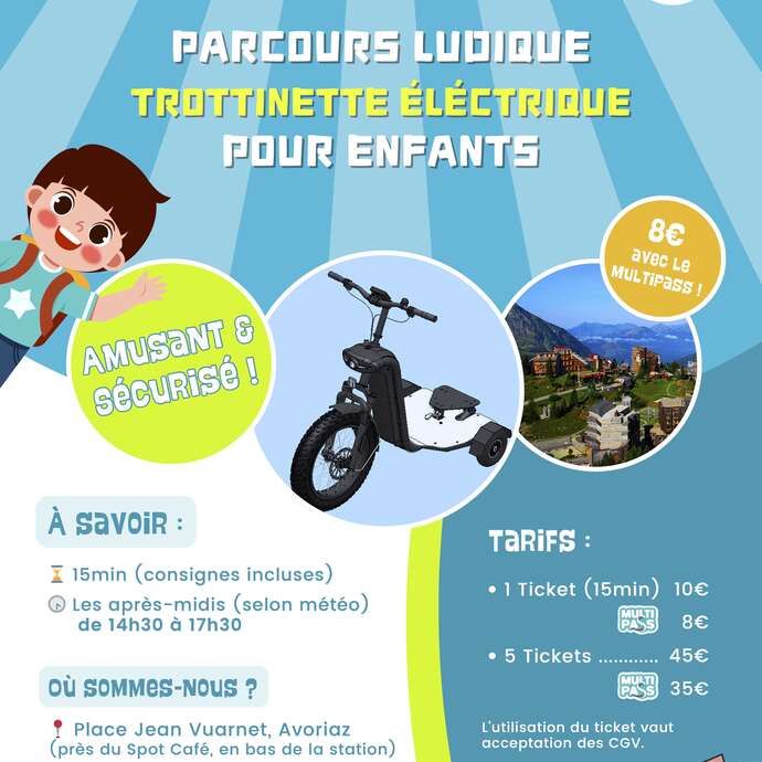 Trottinette éléctrique pour enfants