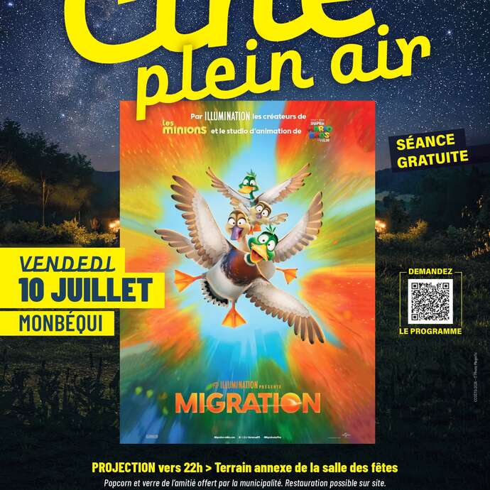 Ciné plein air /"Migration"