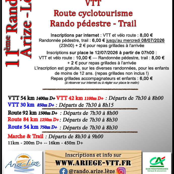 11ème rando Arize Lèze