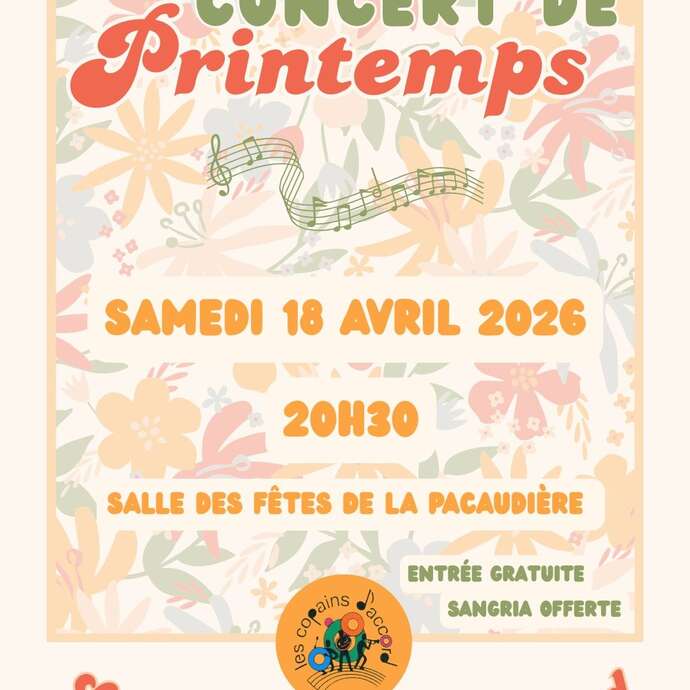 Les Copains d'Accord en concert de printemps