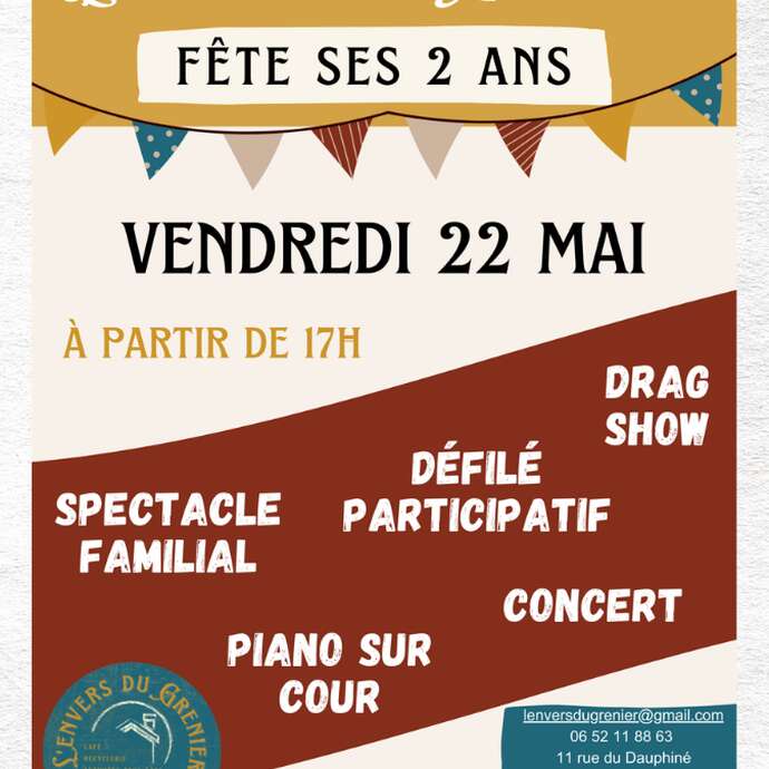 L'Envers du Grenier fête ses 2 ans