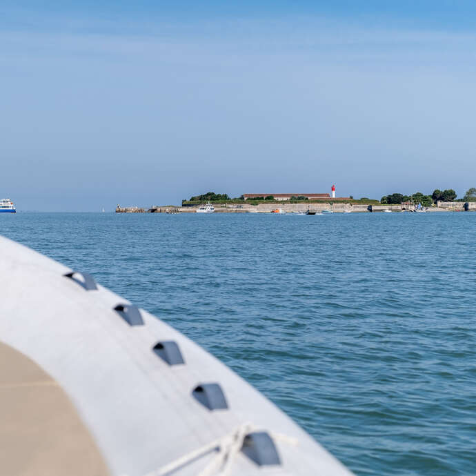 Escale île d'AIx - Sortie bateau par le Loup des mers
