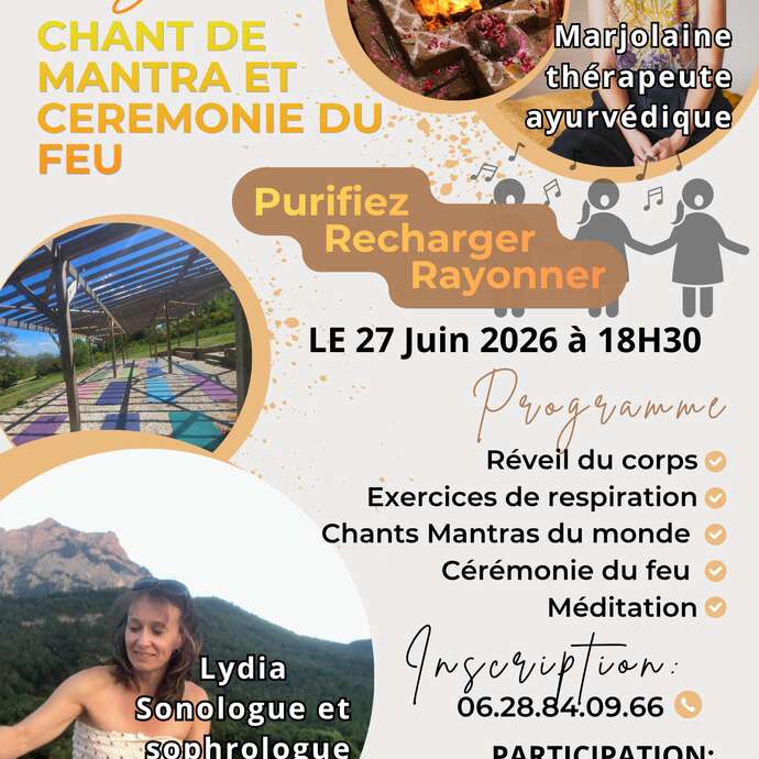 Soirée Mantra et cérémonie du feu
