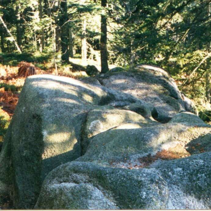 Cascade de Bout et pierre des fées