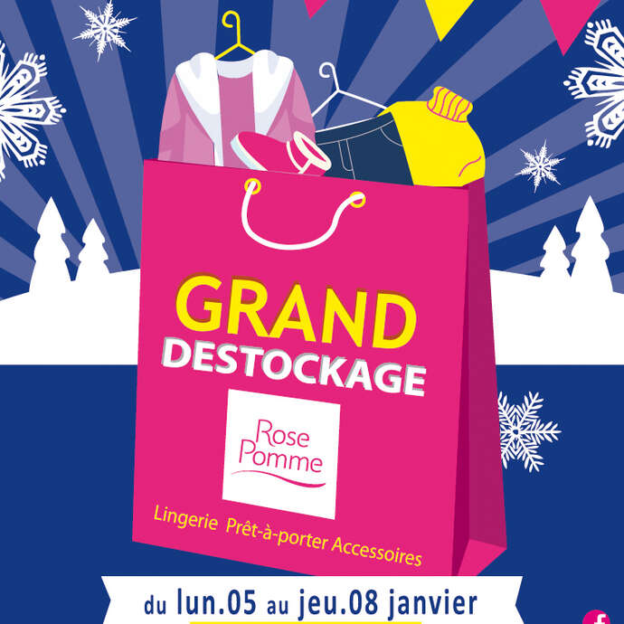 Grand Déstockage Rose Pomme