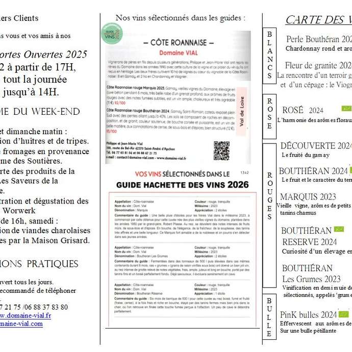 Journée Portes Ouvertes - Domaine Vial