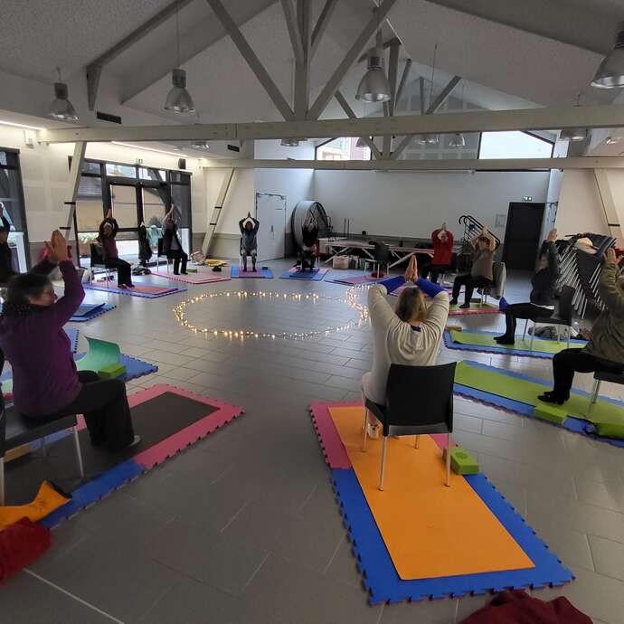Gentle chair yoga with Chrystel