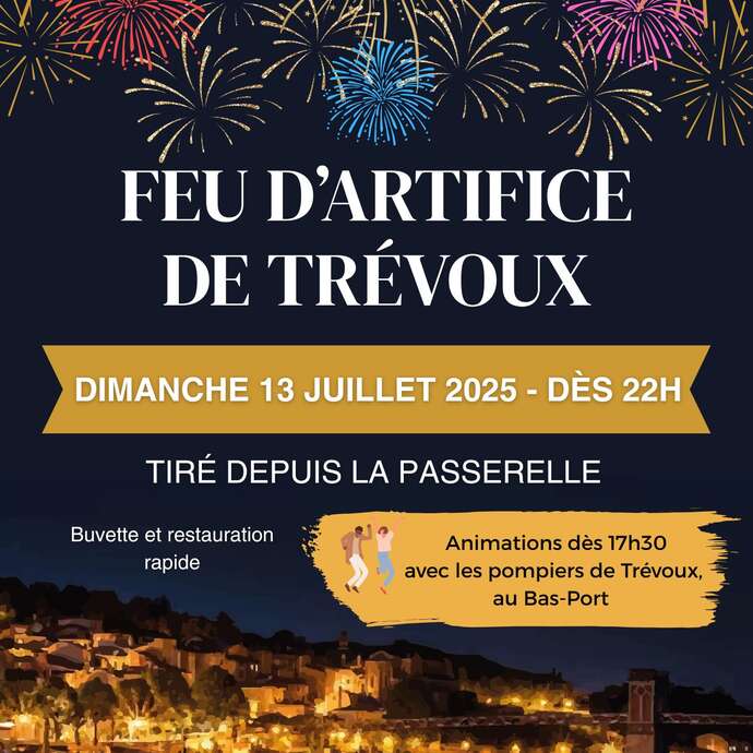 Feu d'artifice de Trévoux Feu d'artifice de Trévoux