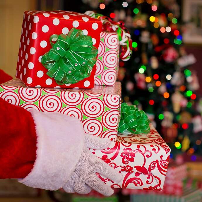 Santa Claus comes to your house