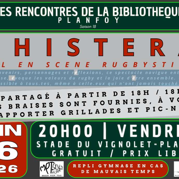 Les rencontres de la bibliothèque - Théâtre Chistera