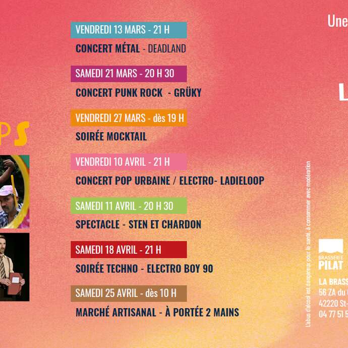 La Brasserie du Pilat - Concert - Electro Boy 80