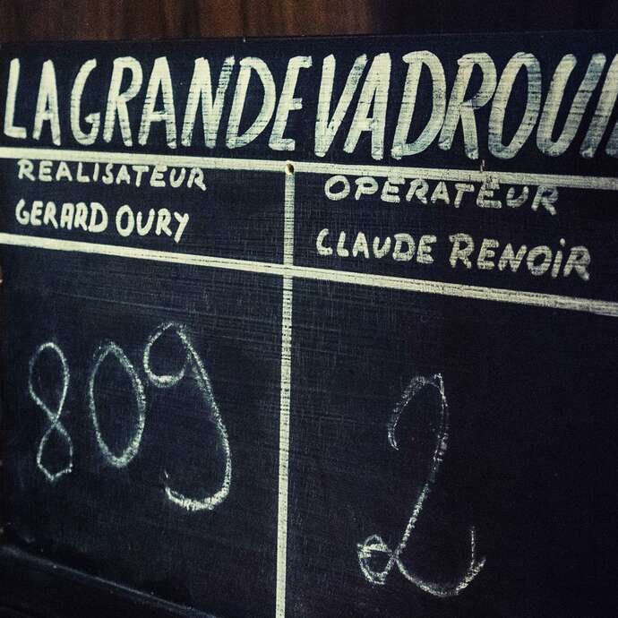 Projection film - La grande vadrouille