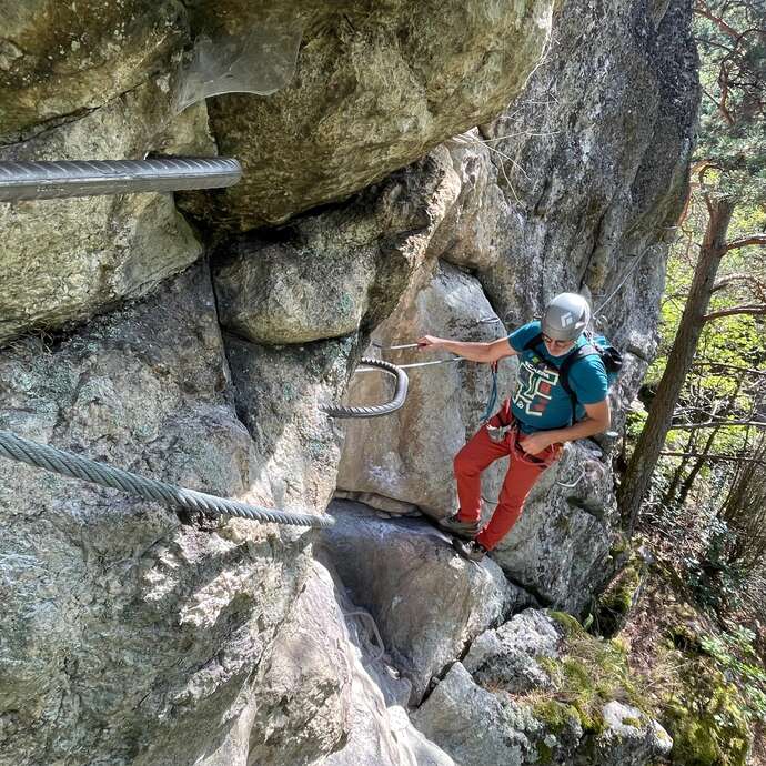Via ferrata et repas