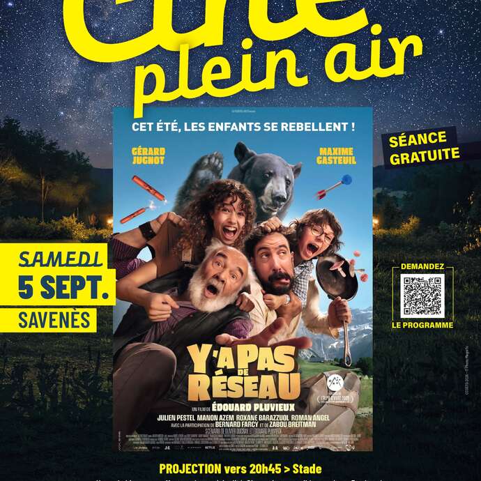 Ciné plein air /" Y'a pas de réseau "