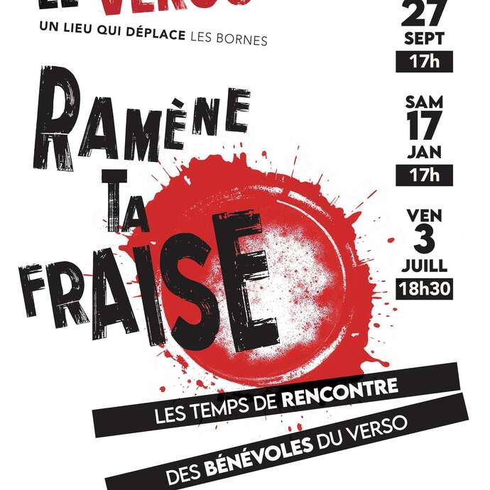 Temps bénévole au Théâtre Le Verso