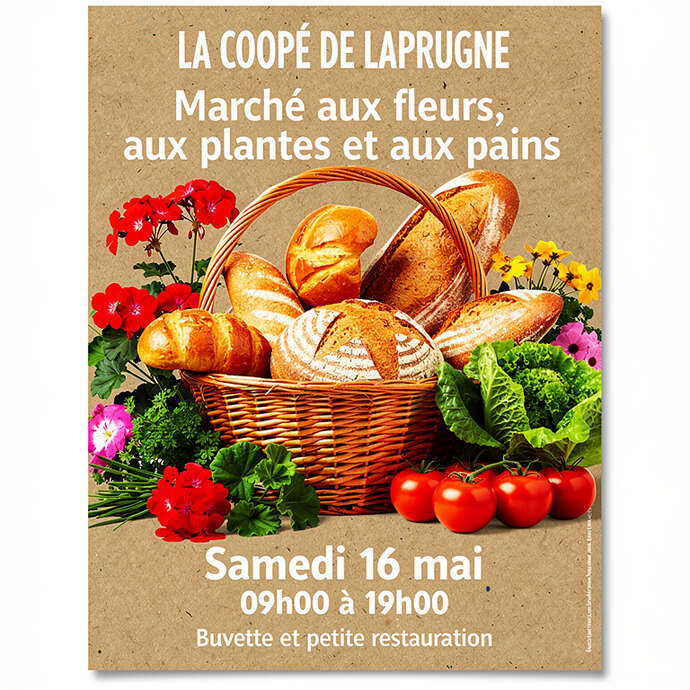 Marché aux fleurs et aux pains