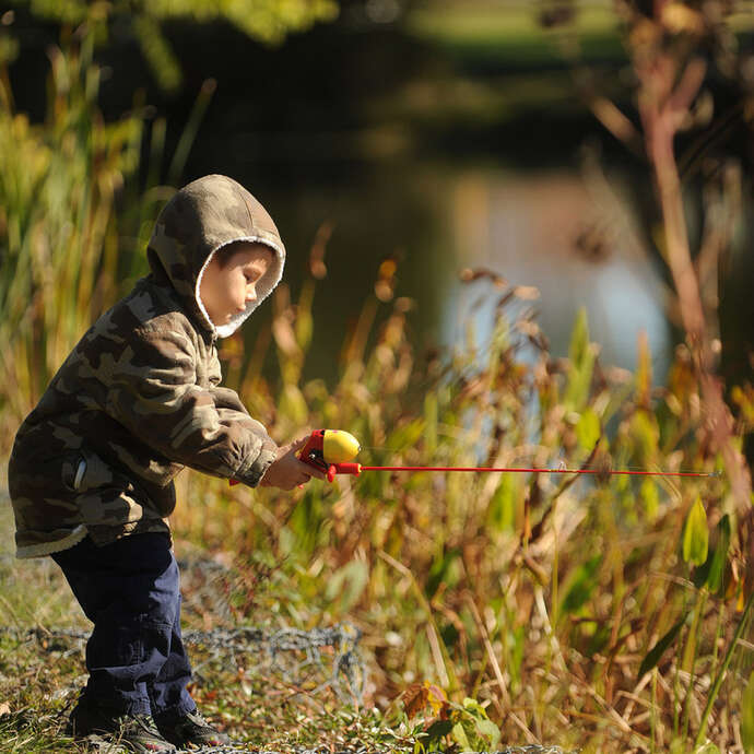 Fête de la pêche pour les enfants