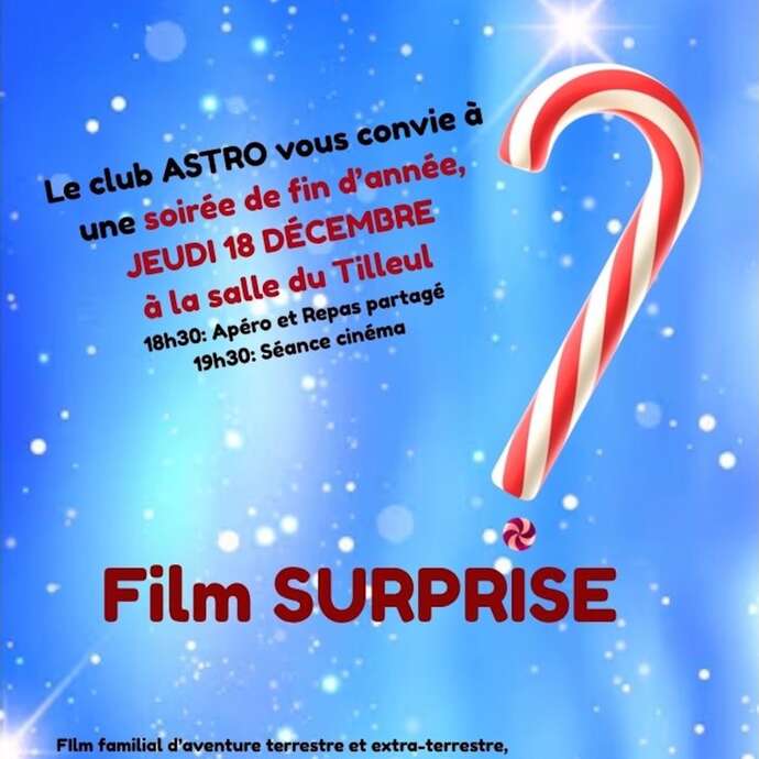 Soirée de fin d'année "Film surprise"