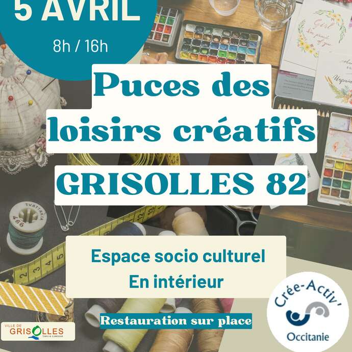 Puces des loisirs créatifs
