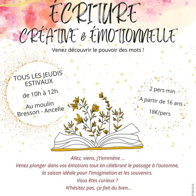 Ecriture créative et émotionnelle