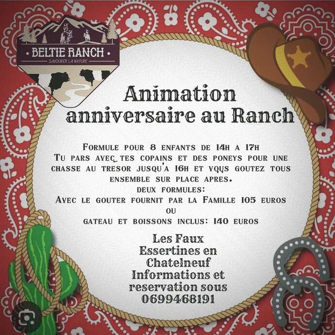 Anniversaire au ranch
