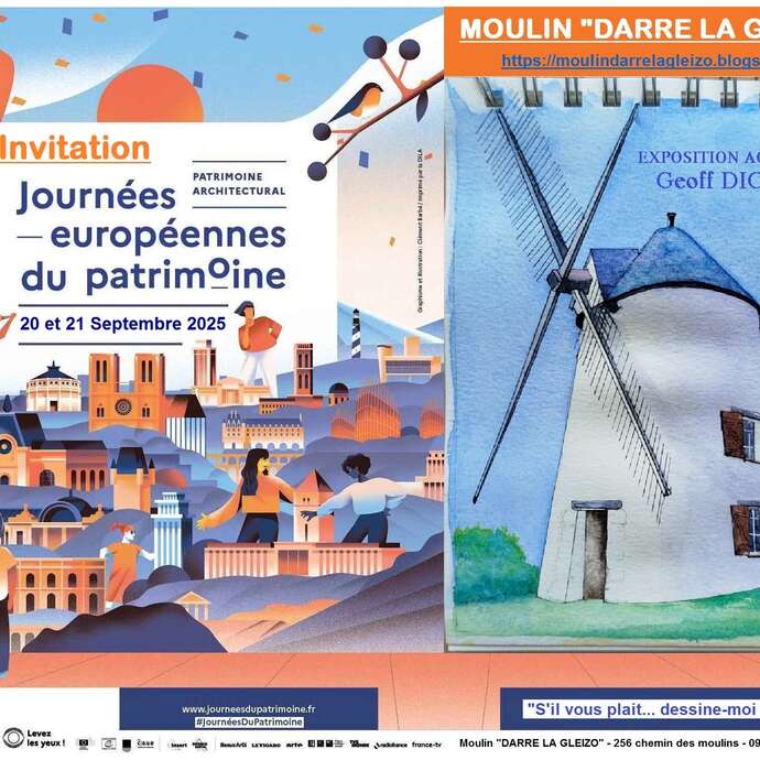 Découverte du moulin DARRE LA GLEIZO