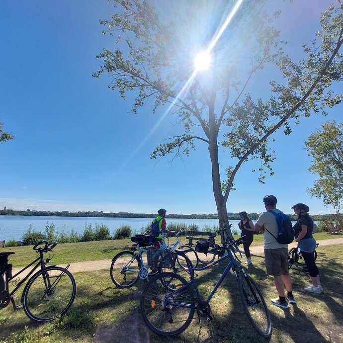 Angers à vélo, parenthèse végétale